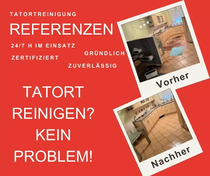 Tatortreiniger von der Tatortreinigung Kugel in Berlin, machen gute Arbeit